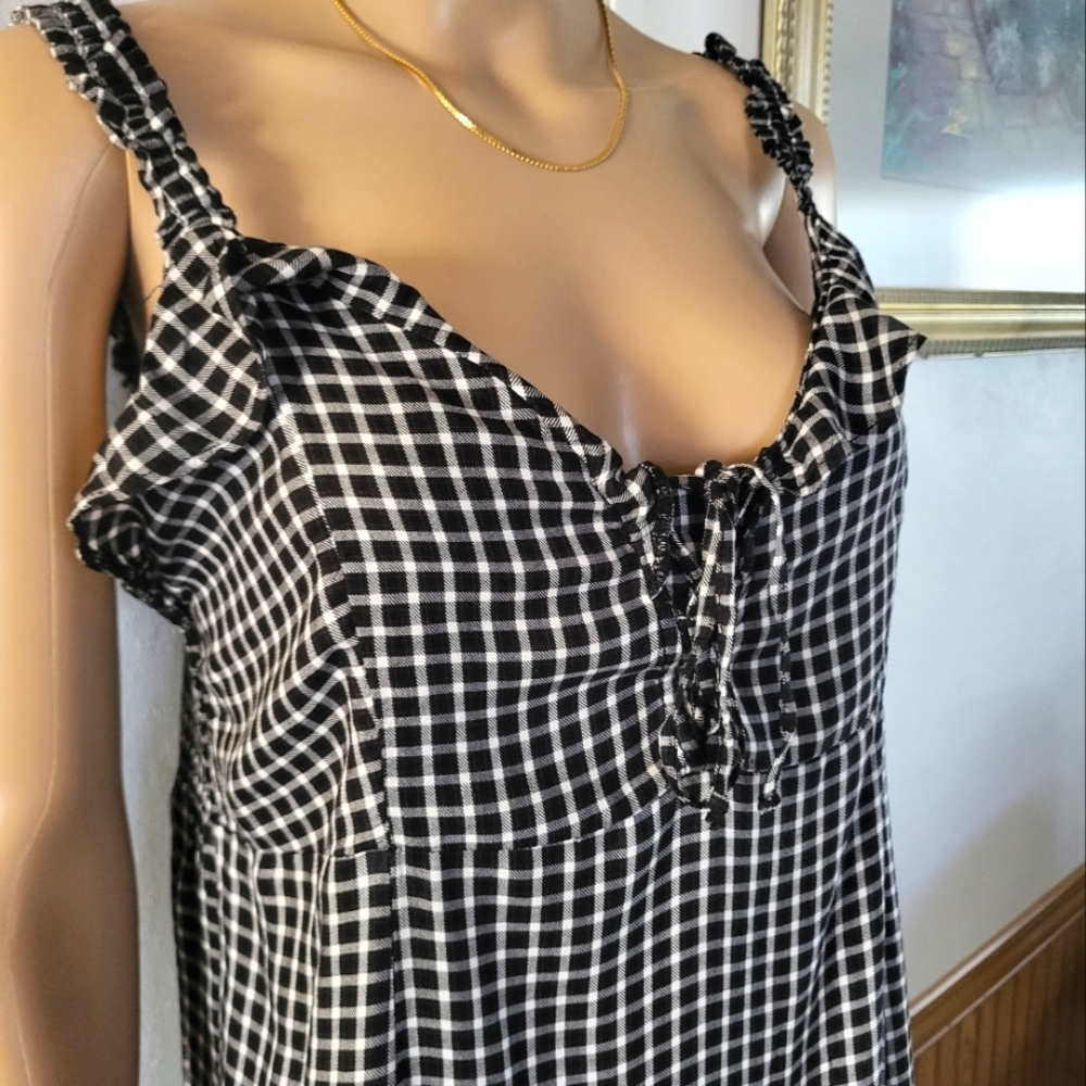 Summer Black & White Dress